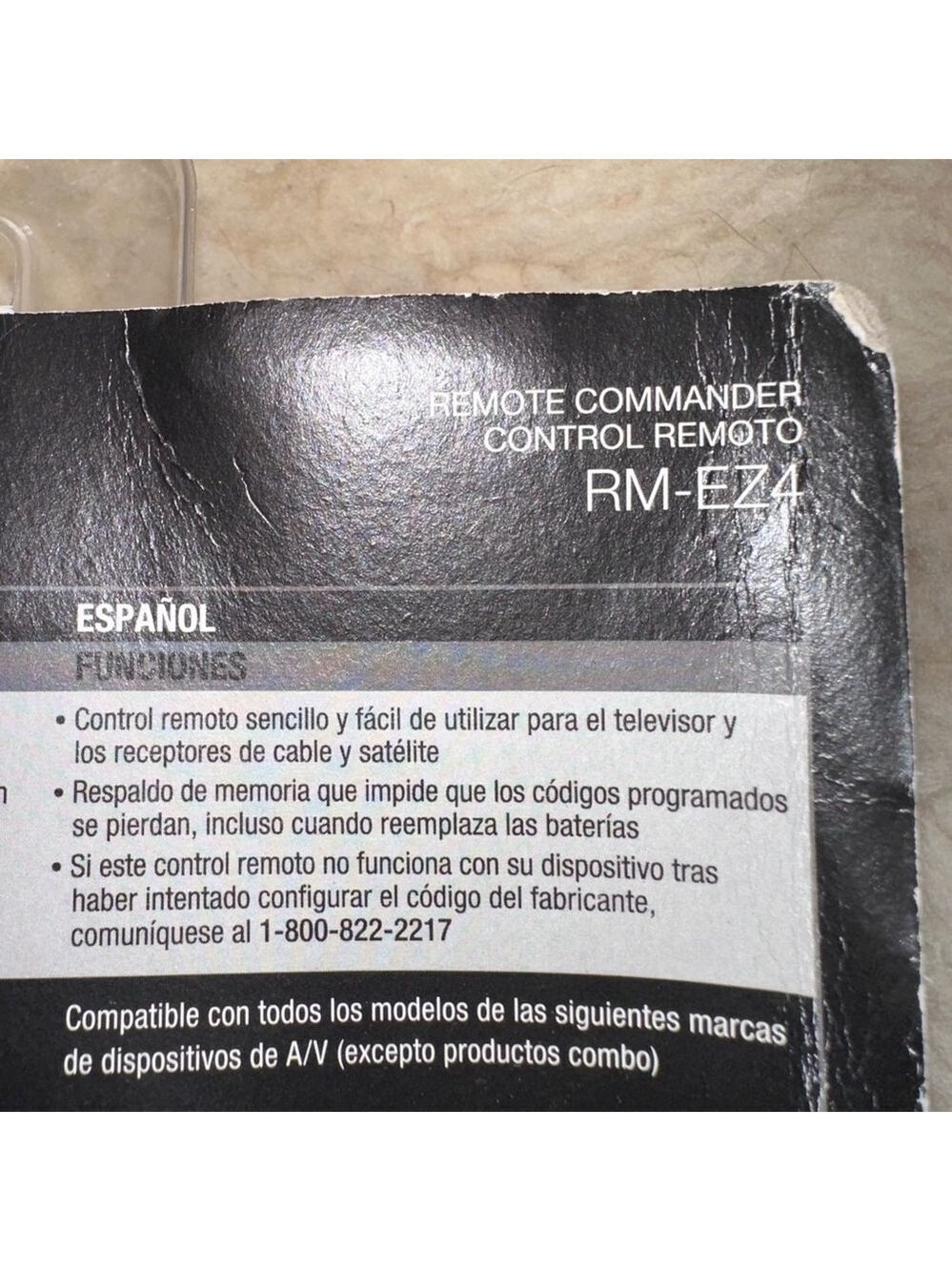 NOS 2012 SONY RM-EZ4 Big Large Button Universal Remote Control 2 Devices - Picture 4 of 6